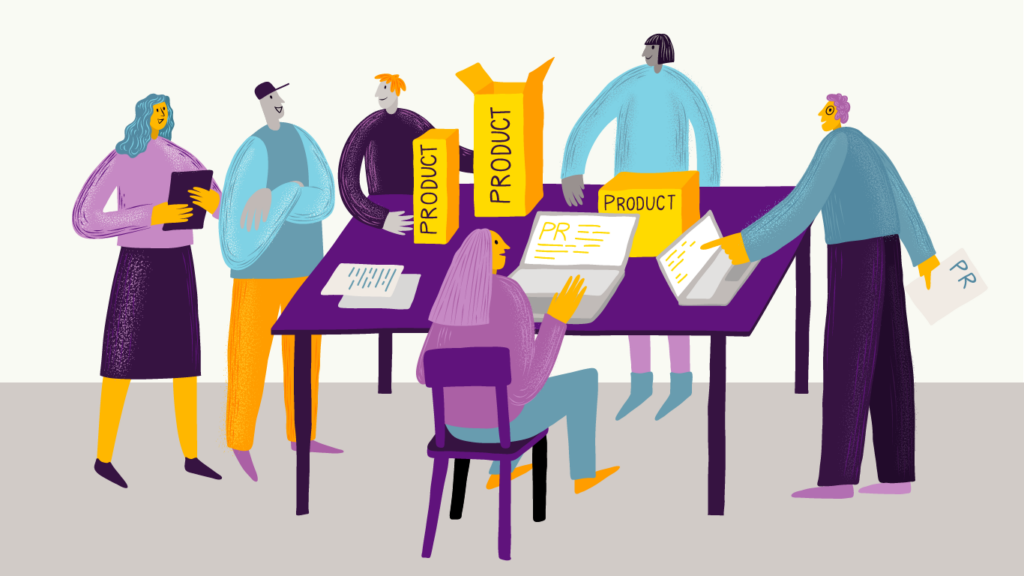 content about product or company