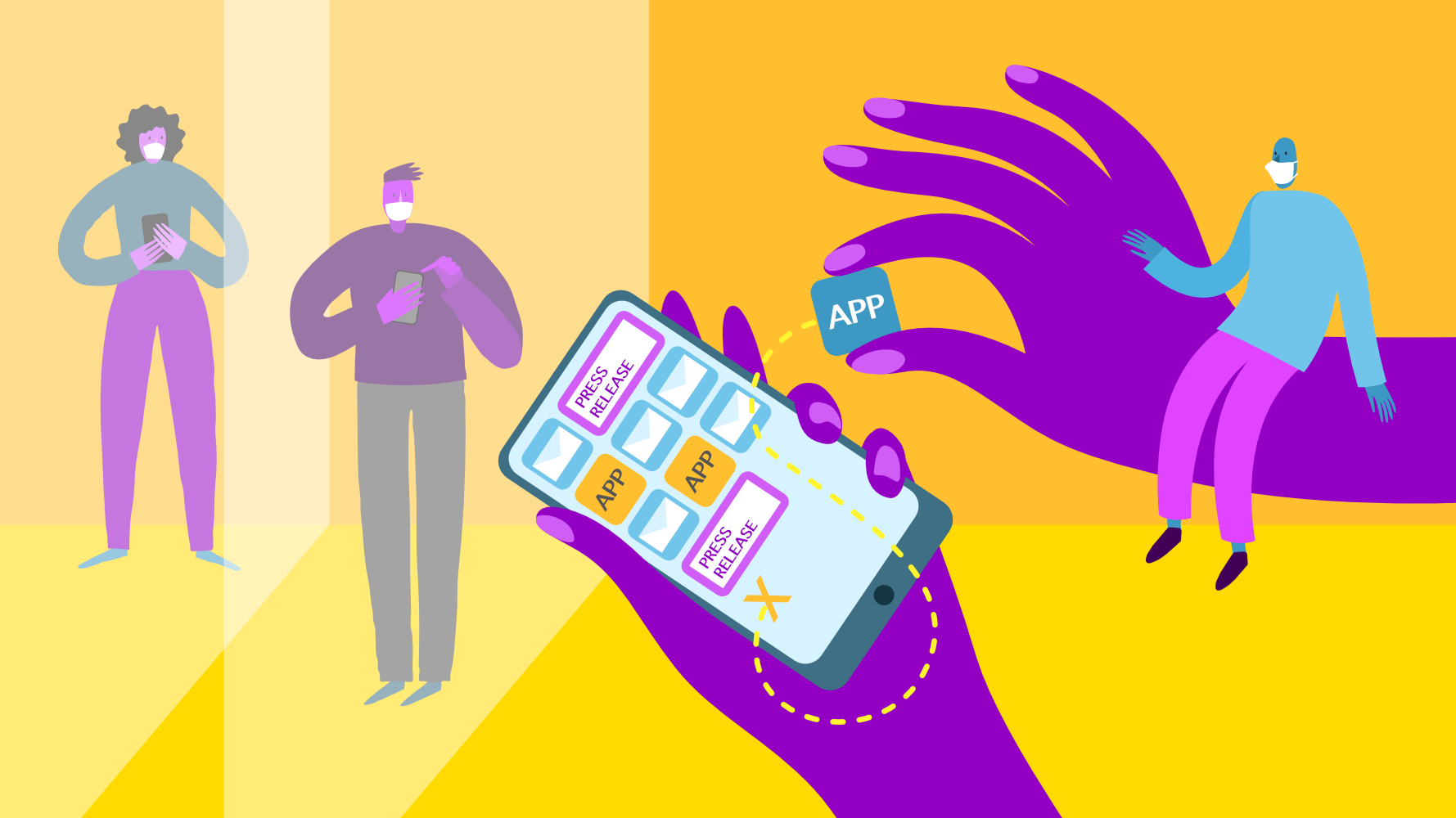 marketing mobiele app