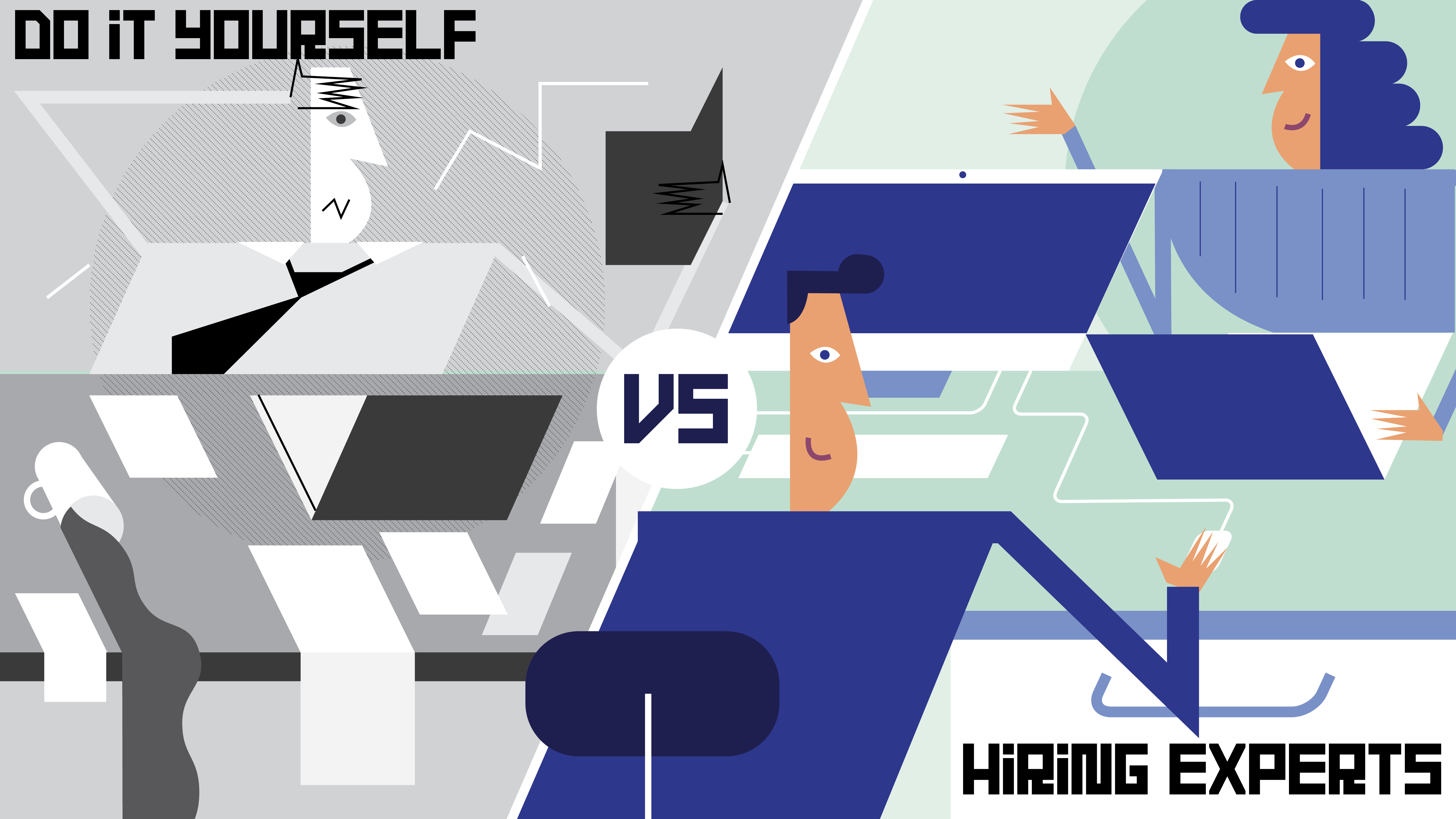 yourself vs hiring experts